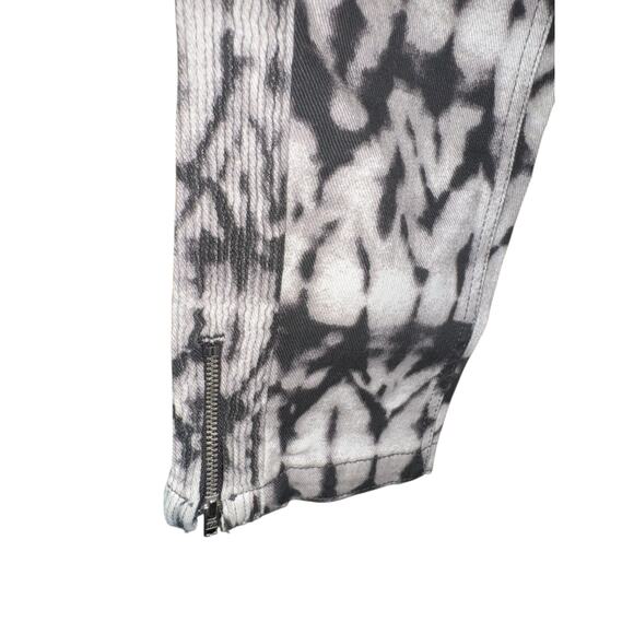 Isabel Marant pour H&M Tie Dye Moto Skinny Jeans – Size 6 Low-Rise Stretch Denim - Picture 9 of 11